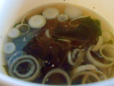 ヘルシー海藻のスープ
